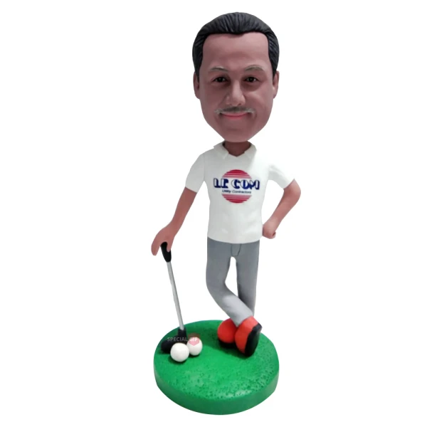 Custom Bobblehead Golfer